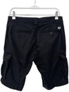 Men's Stretch Satin Lens Cargo Shorts Black - CP COMPANY - BALAAN 4