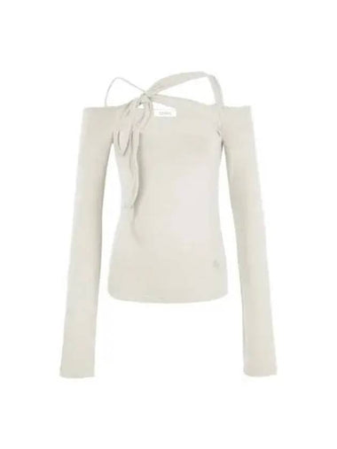 Tangle strap top ivory - CERRIC - BALAAN 1