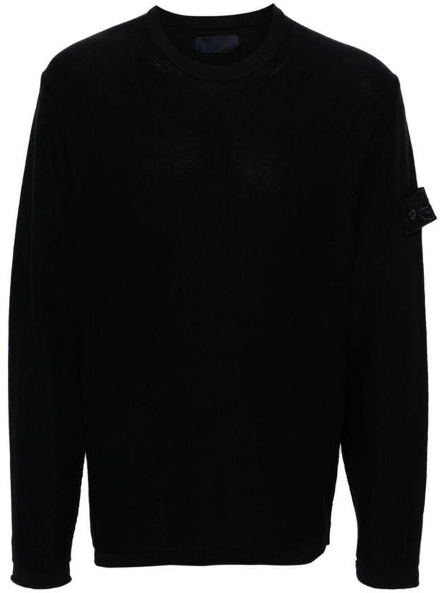 Ghost Piece Knit Top Navy - STONE ISLAND - BALAAN 2