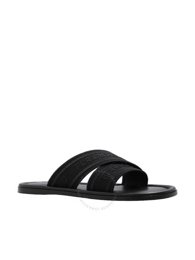 Salvatore Sandals 01G833769514001 P24 BLACK - SALVATORE FERRAGAMO - BALAAN 3