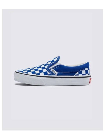 KIDS Classic Slip On Color THEORY Checkerboard Surf the Web VN000D0JCG41 - VANS - BALAAN 1