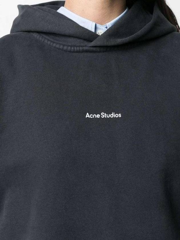 Logo Print Hooded Top Black - ACNE STUDIOS - BALAAN 4