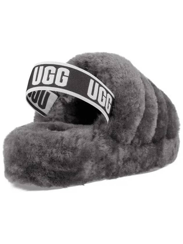 Fluff Yeah Slippers Charcoal - UGG - BALAAN 5