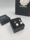 CC logo pearl earrings drop - CHANEL - BALAAN 3