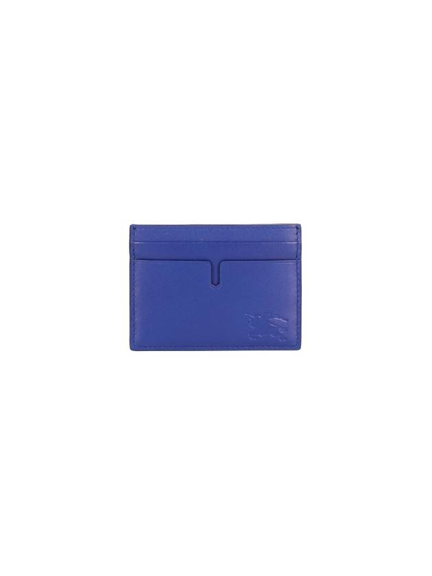 EKD Leather Card Wallet Blue - BURBERRY - BALAAN 2