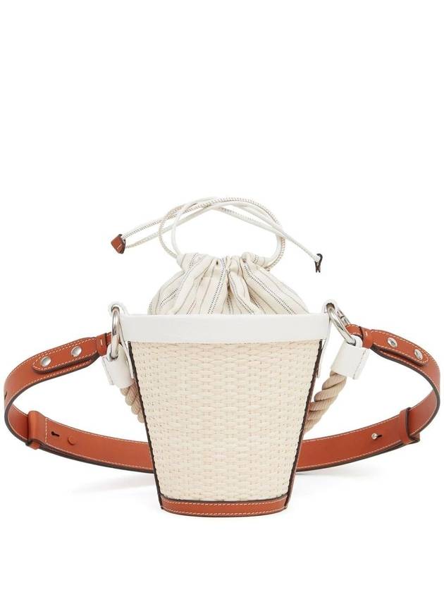 MAISON MARGIELA Fire Bucket woven-raffia shoulder bag - MAISON MARGIELA - BALAAN 1