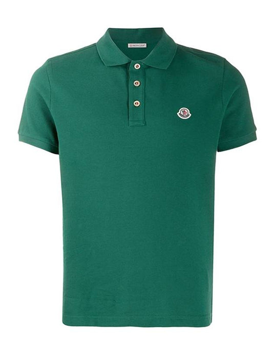 logo patch PK shirt green - MONCLER - BALAAN 1