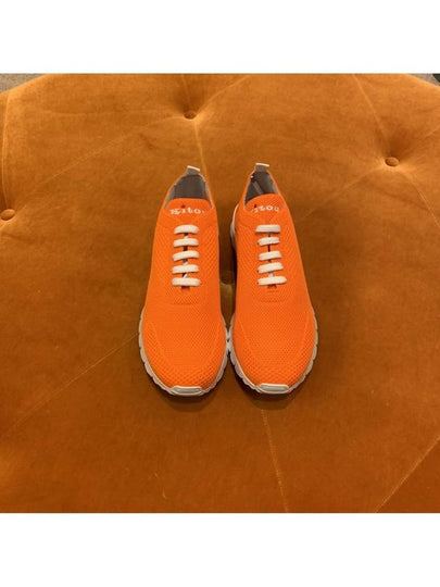 Sneakers Cotton Mesh Running Shoes Orange USSFITS N00809 25 - KITON - BALAAN 2