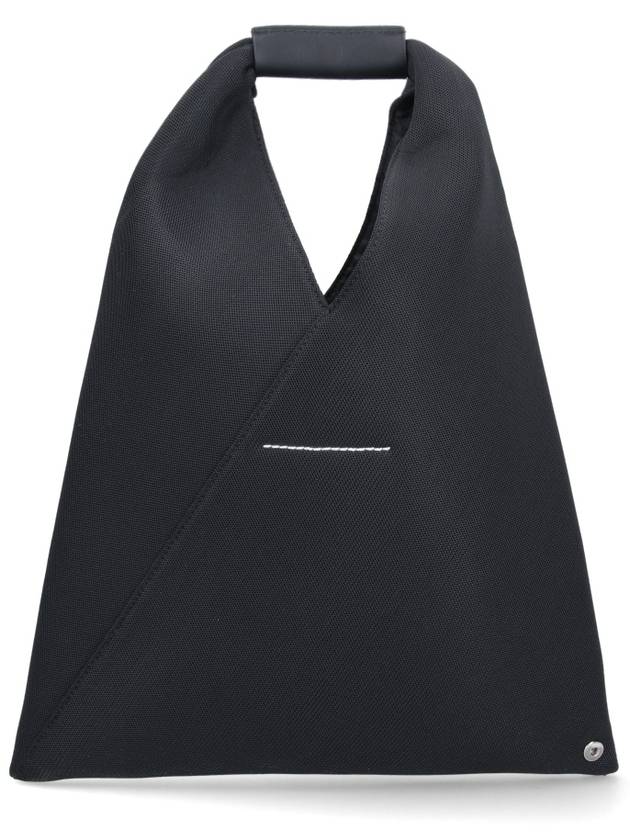 Small Classic Triangle Tote Bag Black - MAISON MARGIELA - BALAAN 4