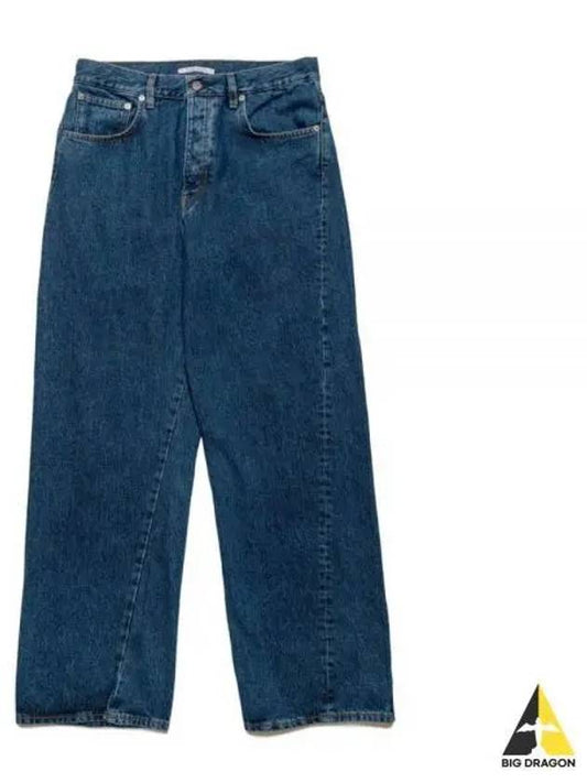 WIDE TWIST RINSE BLUE 5076 denim pants - SUNFLOWER - BALAAN 1