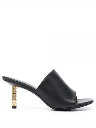 G Gold Cube Mules Sandal Hills Black - GIVENCHY - BALAAN 2