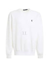 Embroidered Logo Pony Crew Neck Sweatshirt White - POLO RALPH LAUREN - BALAAN 2