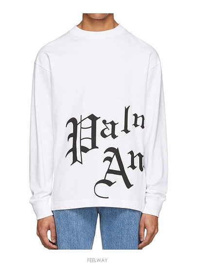 Logo Long Sleeve PMAB002S20413006 - PALM ANGELS - BALAAN 2