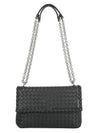 Olimpia Shoulder Bag Black - BOTTEGA VENETA - BALAAN 1