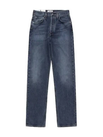 A Goldie pinch waist denim pants blue jeans - AGOLDE - BALAAN 1