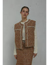 Tweed button up vest - LAFEL SORT OF - BALAAN 4