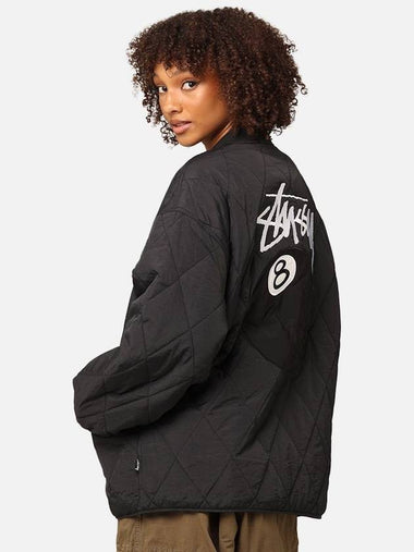 AU Australia 8 BALL Quilted Jacket ST1M0306 Black WOMENS - STUSSY - BALAAN 1