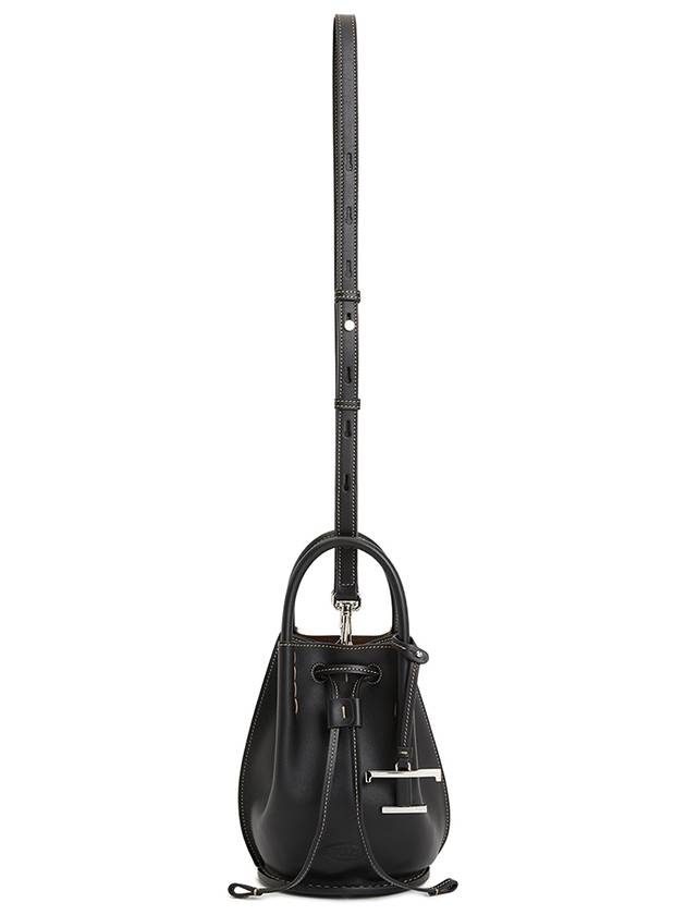 Buz Mini Leather Bucket Bag Brown - TOD'S - BALAAN 7