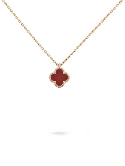 Sweet Alhambra Pendant Necklace Gold Red - VANCLEEFARPELS - BALAAN 2