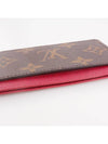 Monogram Card Wallet Fuchsia Brown - LOUIS VUITTON - BALAAN 5