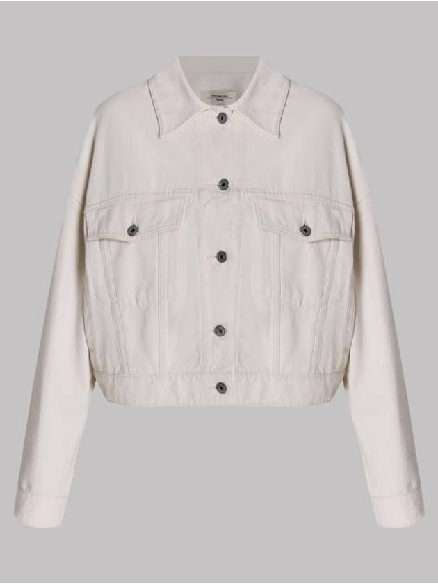 Ribe Denim Jacket White - MAX MARA - BALAAN 2