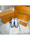 LV Trainer Damier Calfskin Blue Sneakers - LOUIS VUITTON - BALAAN 6