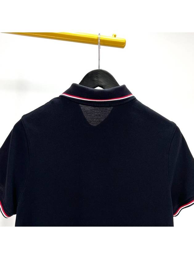 Short sleeved collared t shirt navy M size - MONCLER - BALAAN 6