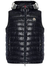 CLAI padded vest navy 1A000 57 595ZJ 778 - MONCLER - BALAAN 1