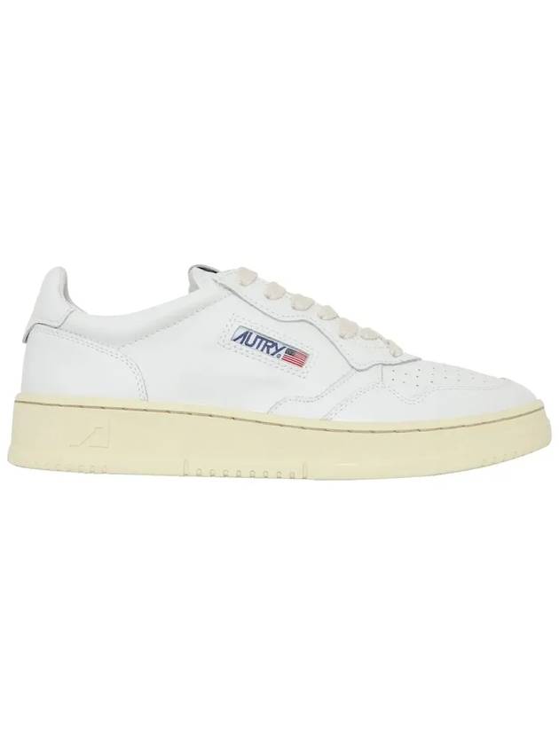 Medalist Leather Low Top Sneakers White - AUTRY - BALAAN 3