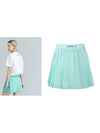 Golf Tennis Pastel Pleated Skirt Mint - AVAVE - BALAAN 3