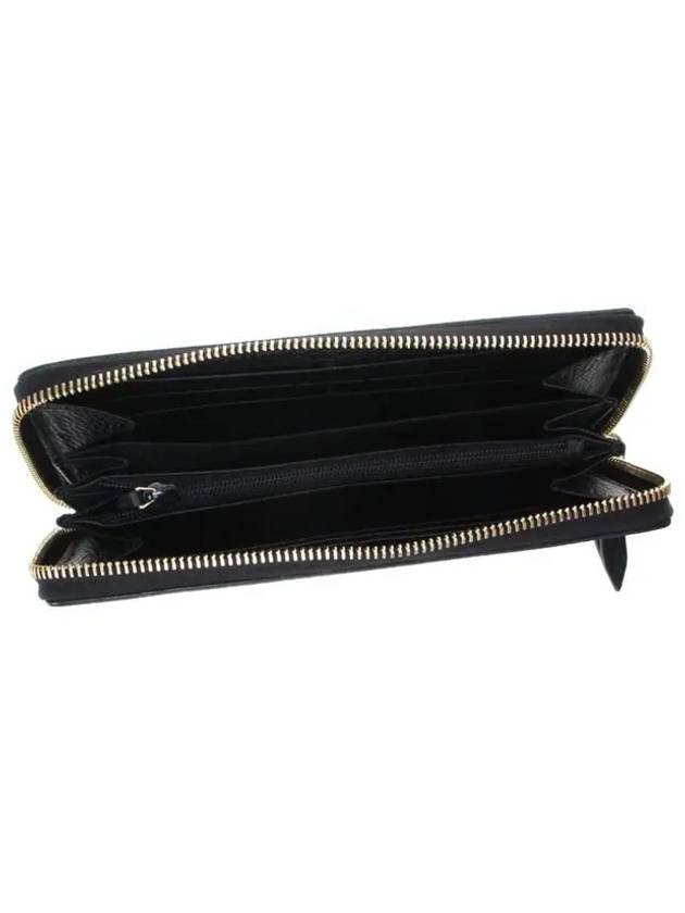 GG Marmont Zipper Long Wallet Black - GUCCI - BALAAN 7