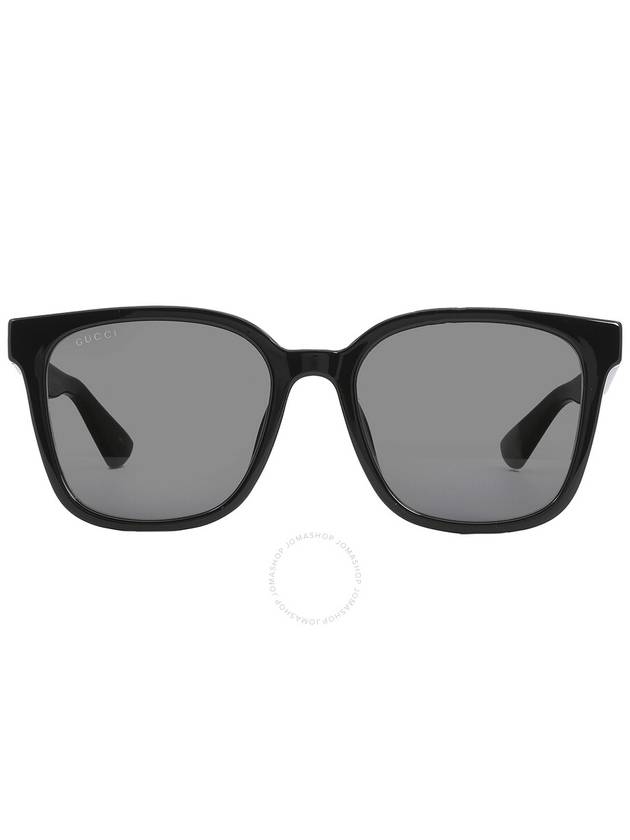 Eyewear Square Oversized Horn-Rimmed Sunglasses Black - GUCCI - BALAAN 2