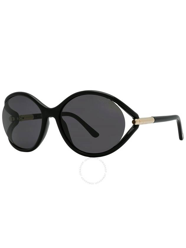 Tom Ford Melody Smoke Oval Ladies Sunglasses FT1090 01A 59 - TOM FORD - BALAAN 3