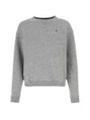 Embroidered Logo Pony Fleece Sweatshirt Grey - POLO RALPH LAUREN - BALAAN 1