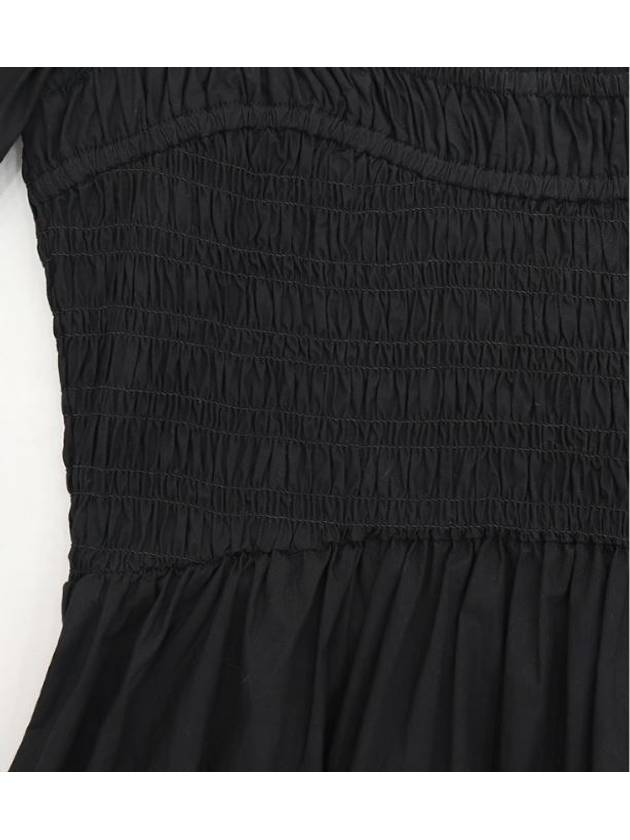 Black smoke dress - GANNI - BALAAN 8