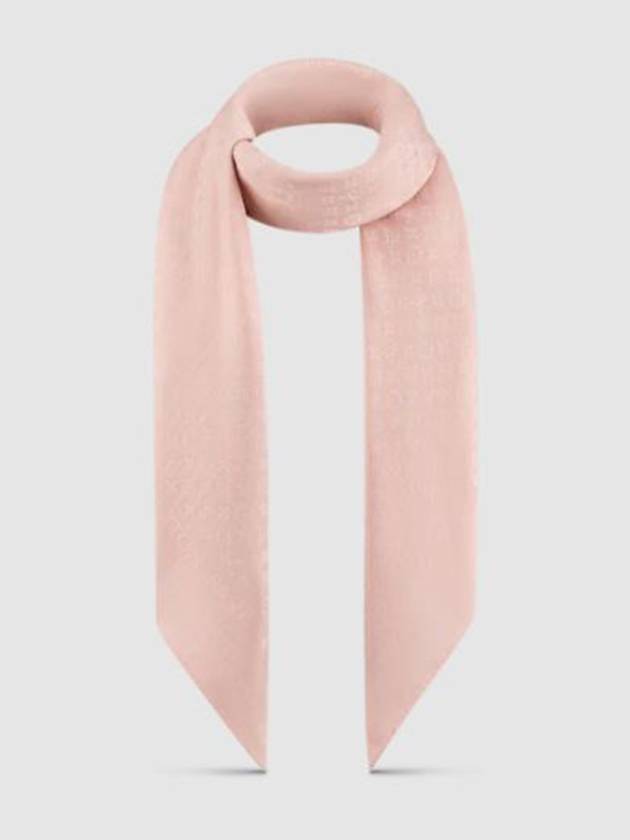 Evermore Monogram Scarf Pink - LOUIS VUITTON - BALAAN 2