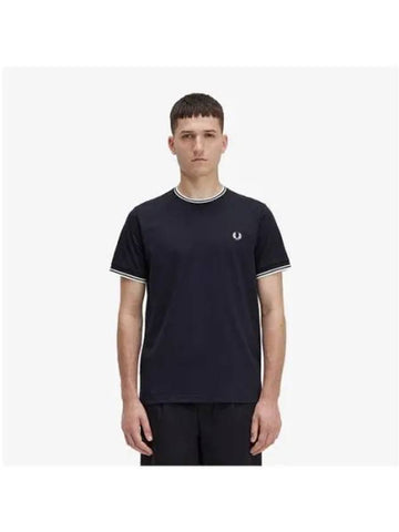 Fred Perry Baseline Twin Tip T Shirt 102 AFPM2411588 - FRED PERRY - BALAAN 1