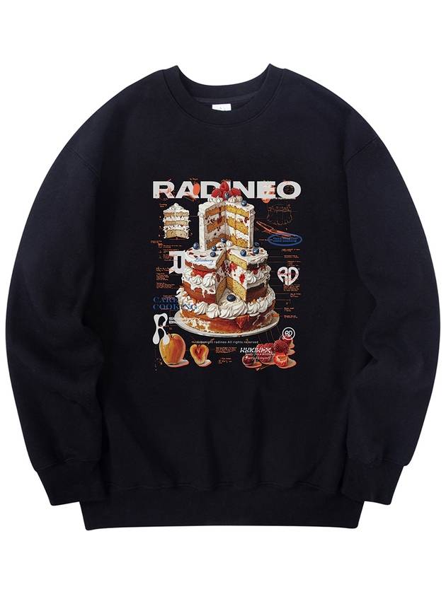 Cake Sweatshirt Black - RADINEO - BALAAN 1