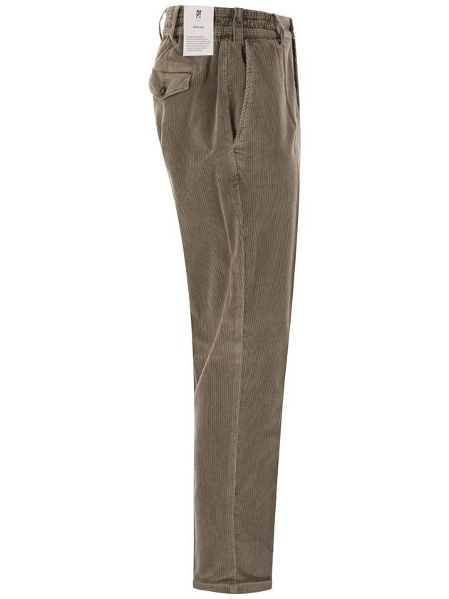 THE REBEL - Corduroy trousers - PT TORINO - BALAAN 3