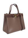 Vara Bow Top Handle Tote Bag Caraway Seed - SALVATORE FERRAGAMO - BALAAN 4