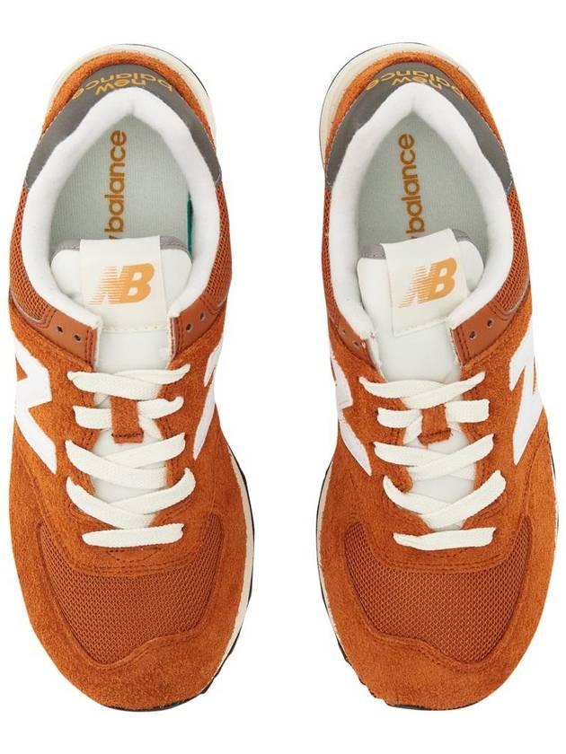 574 Low Top Sneakers Orange Burst - NEW BALANCE - BALAAN 3