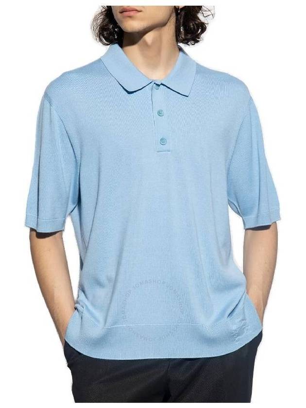 Burberry Rowanson Polo Knit Silk Blend T-Shirt, Size Medium - BURBERRY - BALAAN 3