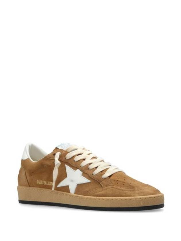 Ball Star Suede Low Top Sneakers Brown - GOLDEN GOOSE - BALAAN 6