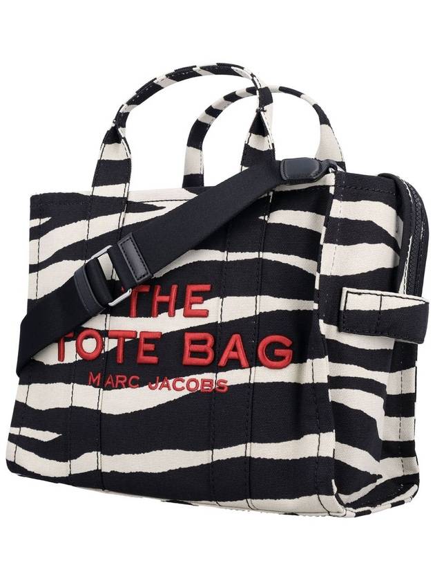 Marc Jacobs The Zebra Canvas Medium Tote Bag - MARC JACOBS - BALAAN 3