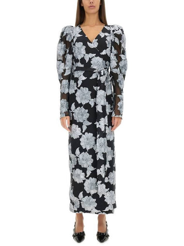 LONG FLORAL DRESS - ROTATE - BALAAN 1