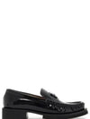 Butterfly Logo Moccasin Loafers Black - GANNI - BALAAN 2