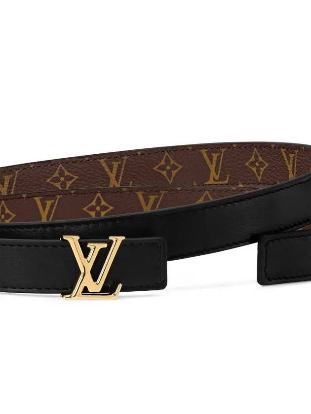 LV Iconic 20MM Reversible Leather Belt Black Brown - LOUIS VUITTON - BALAAN 3