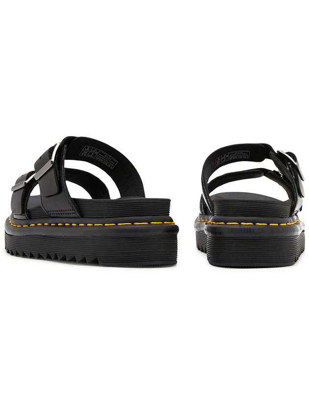 Miles Buckle Brando Leather Sandals Black - DR. MARTENS - BALAAN 7