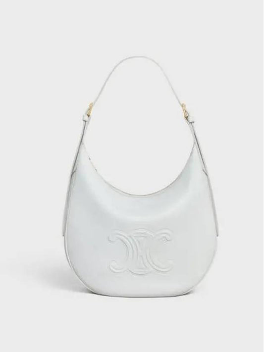 Heloise Supple Calfskin Shoulder Bag White - CELINE - BALAAN 1