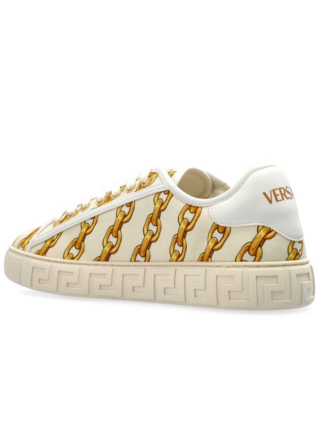 Versace Sneakers With Print, Women's, Beige - VERSACE - BALAAN 5